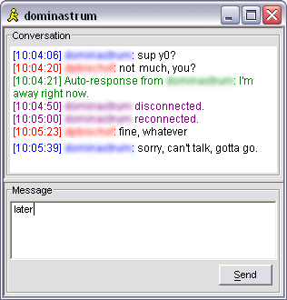 classic aim away messages
